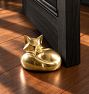 Solid Brass Animal Doorstop