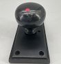 Open Box: Raegan Knob Interior Bronze Door Set, Privacy (2.75") - Charcoal Bronze