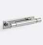 Ladd Drawer Pull with Rectangle Backplate - 4" - Polished Nickel