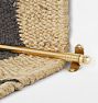 Ball Finial Stair Rod, Aged Brass
