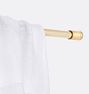 Concealed-Mount Cafe Set, Aged Brass